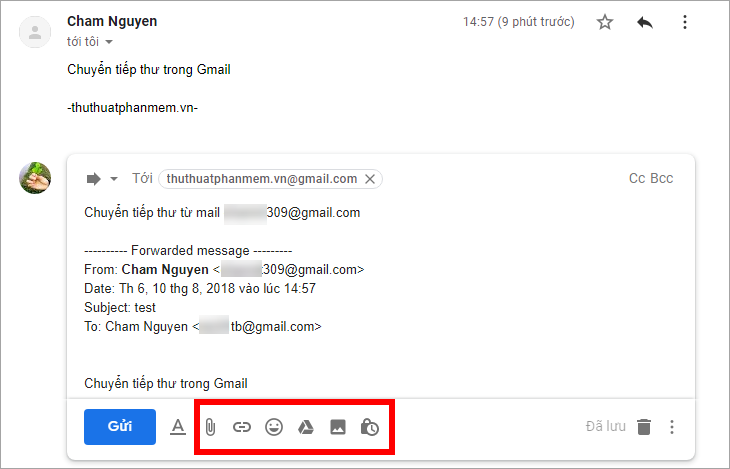 How to forward mail in Gmail Picture 6