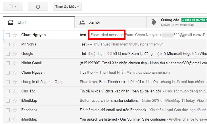 How to forward mail in Gmail Picture 8