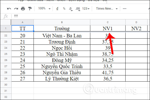 How to freeze, hide rows and columns in Google Sheets Picture 3