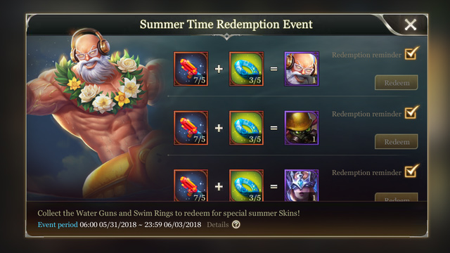 How to get 4 free skins on Mobile Union Picture 2