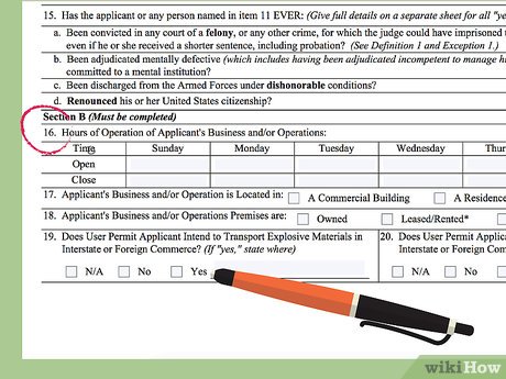 How to Get a Federal Explosives License Picture 8