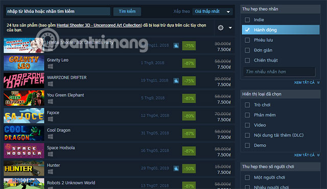 How To Get A List Of Free Games Games For Sale On Steam