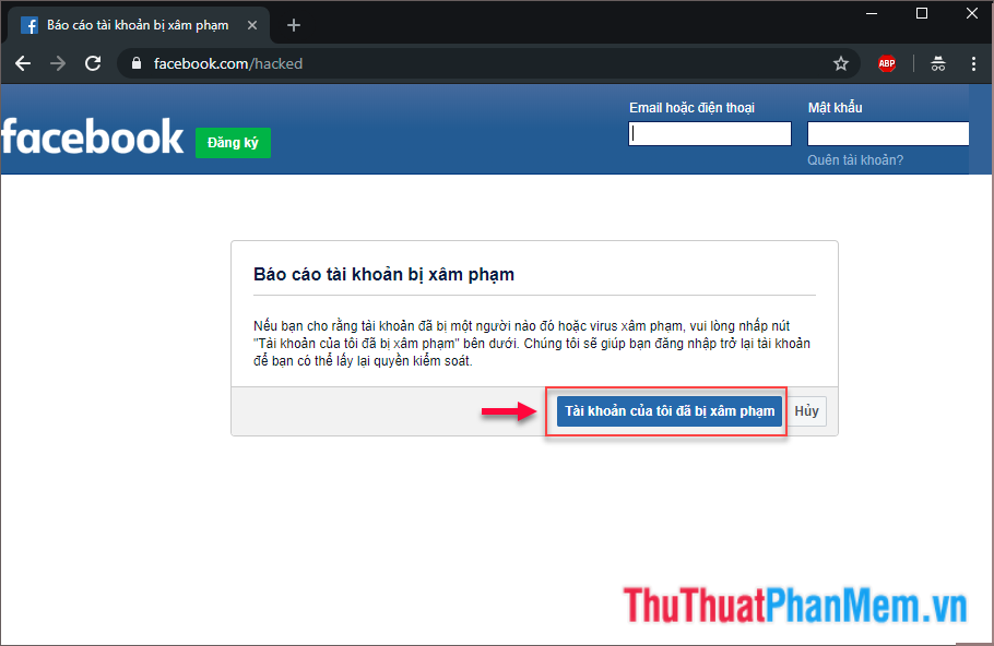 How to get back Facebook when hacked Picture 3