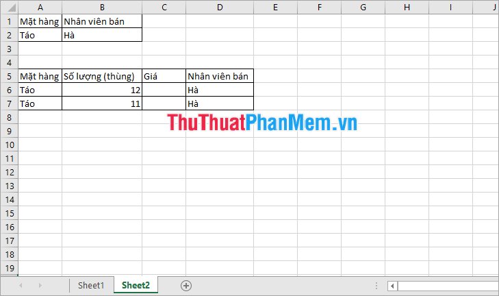How to get data from one sheet to another depends on the condition Picture 12