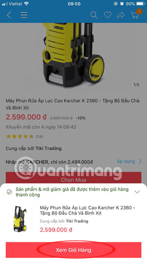 How to get discount code, enter Tiki discount code Picture 9