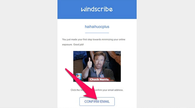 How to get free 50GB of storage per month from Windscribe VPN Picture 3