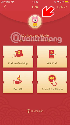 How to get free lucky money on Momo e-wallet Picture 2