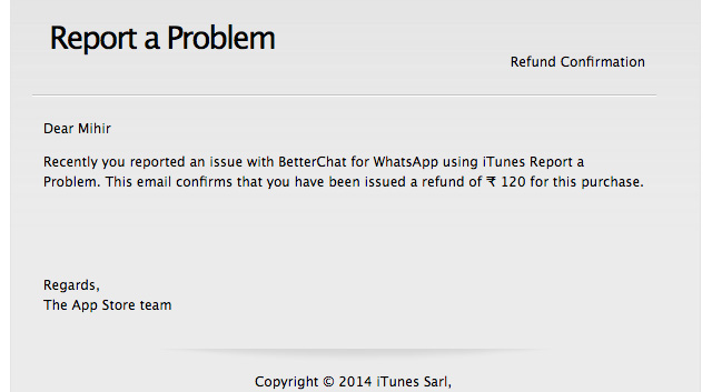 How to get money back when buying apps from iTunes & Mac or App Stores on iPhone Picture 10