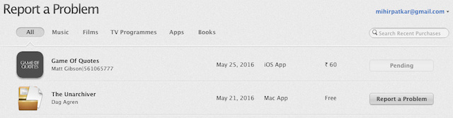 How to get money back when buying apps from iTunes & Mac or App Stores on iPhone Picture 9