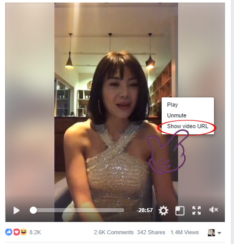 How to get video links, article links, Facebook photo links Picture 7