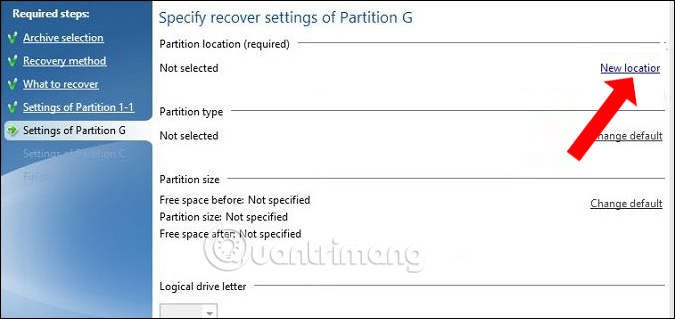 How to ghost computer with file * .tib UEFI standard Picture 9