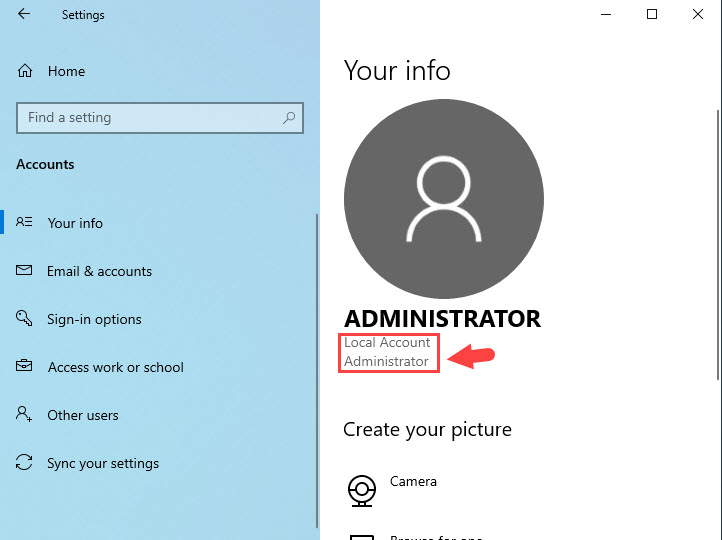 How to grant Admin rights to a User in Win 10 Picture 10