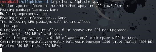 How to hack Wifi passwords using Wifiphisher Picture 5