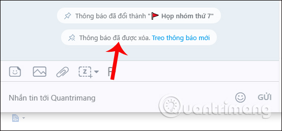 How to hang notifications on the Zalo PC chat group Picture 6