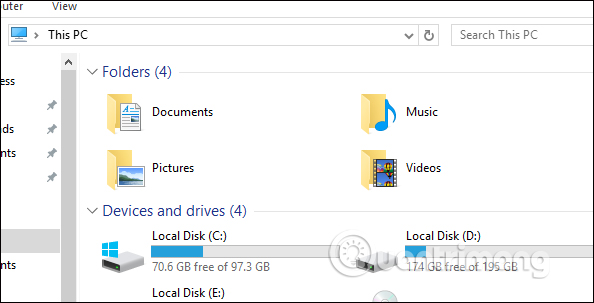 How to hide 6 folders in This PC on Windows 10 Picture 13