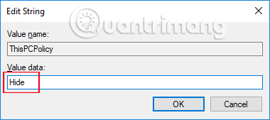 How to hide 6 folders in This PC on Windows 10 Picture 6