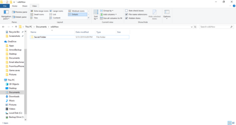 How to Hide a Folder on Windows Picture 11