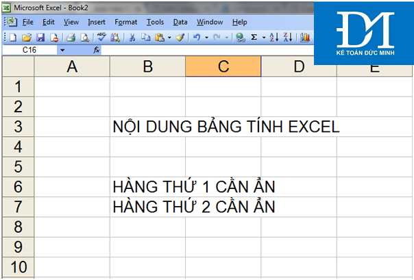 How to hide and show the rows and columns in Excel is extremely simple. Picture 1