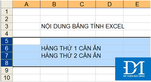How to hide and show the rows and columns in Excel is extremely simple. Picture 20