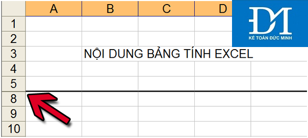 How to hide and show the rows and columns in Excel is extremely simple. Picture 7