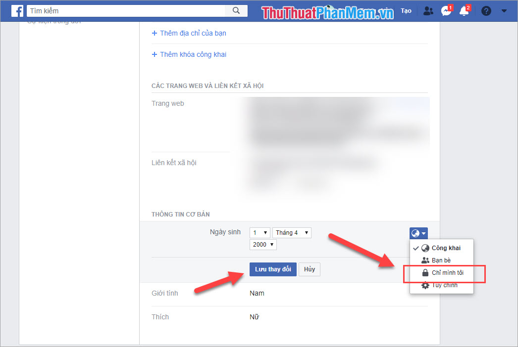 How to hide birthdays on Facebook Picture 6