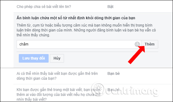 How to hide comments on Facebook with keywords Picture 4