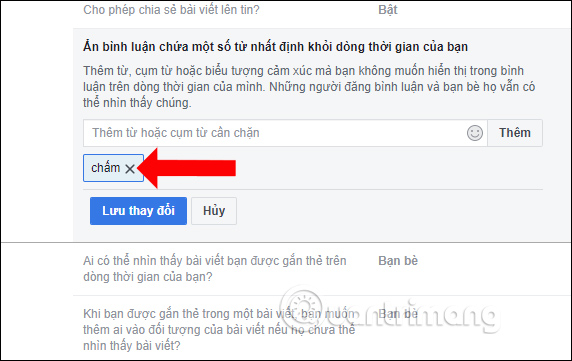 How to hide comments on Facebook with keywords Picture 5