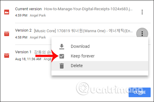 How to hide data on Google Drive Picture 9