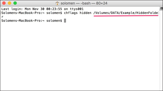 How to hide, display files and folders on macOS Picture 8