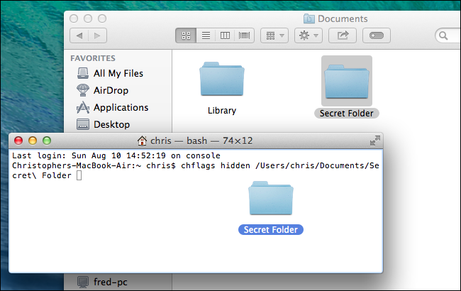 How to hide files and folders on Windows / Linux / Mac OS X operating systems Picture 12
