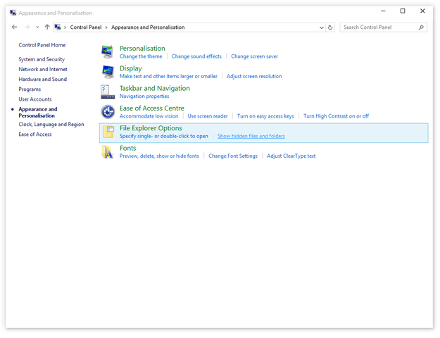 How to hide files, show hidden files, view hidden folders and file extensions on Windows 7/8/10? Picture 9