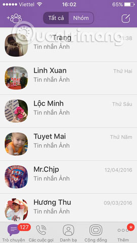 How to hide, hide the chat content, chat on Viber Picture 6