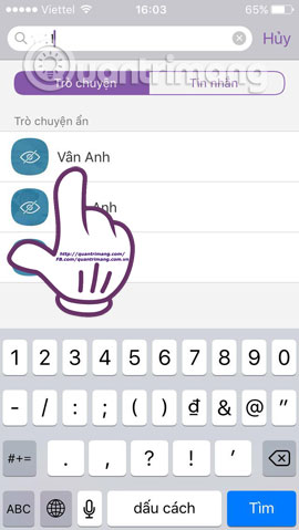 How to hide, hide the chat content, chat on Viber Picture 8