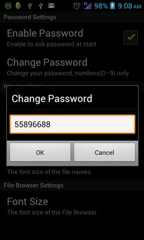 How to hide important data files and applications in Android devices Picture 6