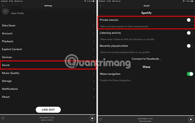 How to hide Listening Activity on Spotify Picture 7