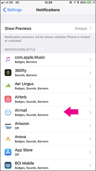 How to hide notifications for each application on iPhone Picture 2