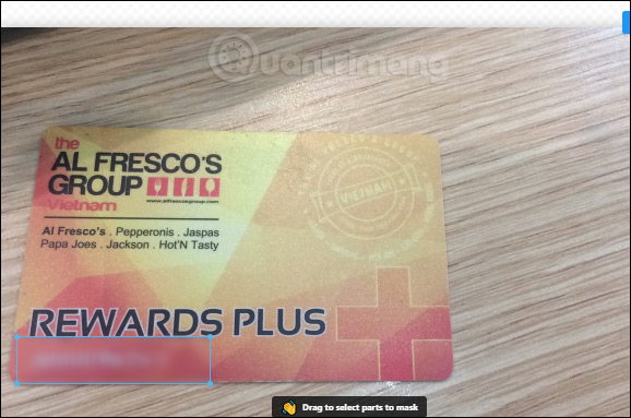 How to hide personal information, image content on Redacted Picture 2