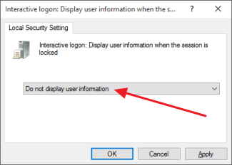 How to hide personal information on Windows 10 login screen? Picture 9