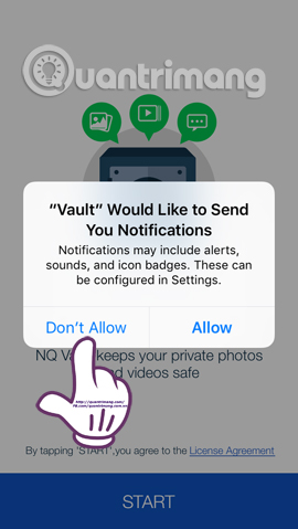 How to hide photos, videos, personal data on iPhone / iPad? Picture 1