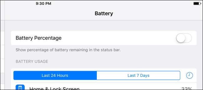 How to hide / show battery percentage on iPhone, iPad Picture 4