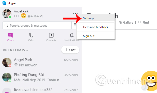 How to hide Skype nick when online Picture 6