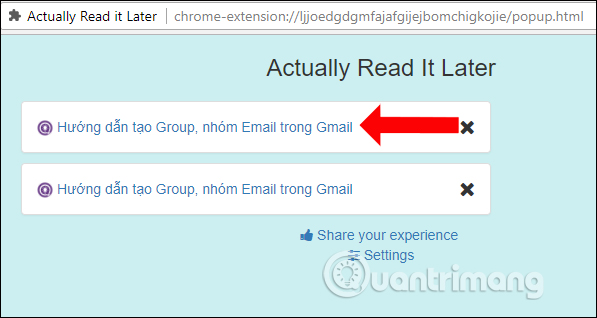 How to hide tabs for later viewing on Chrome Picture 14