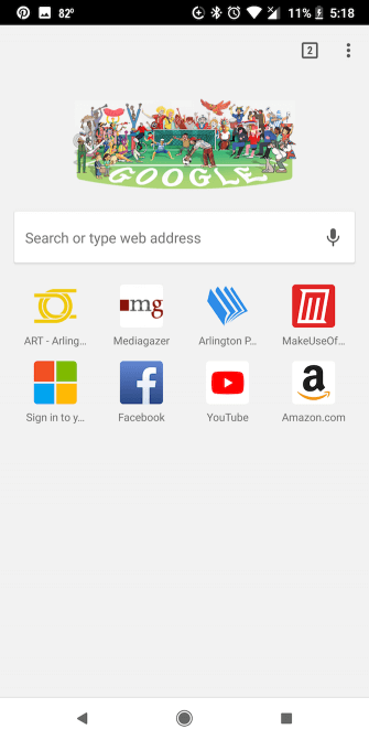 How to hide The article for you when opening a new Chrome tab on Android Picture 4