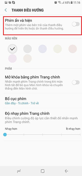 How to hide the navigation bar on Samsung Galaxy S8 Picture 4