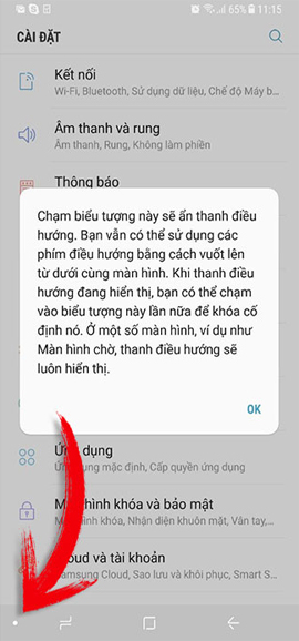 How to hide the navigation bar on Samsung Galaxy S8 Picture 6