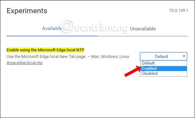 How to hide the New Tab interface button on Edge Chromium Picture 5