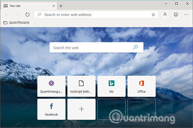 How to hide the New Tab interface button on Edge Chromium - TipsMake.com