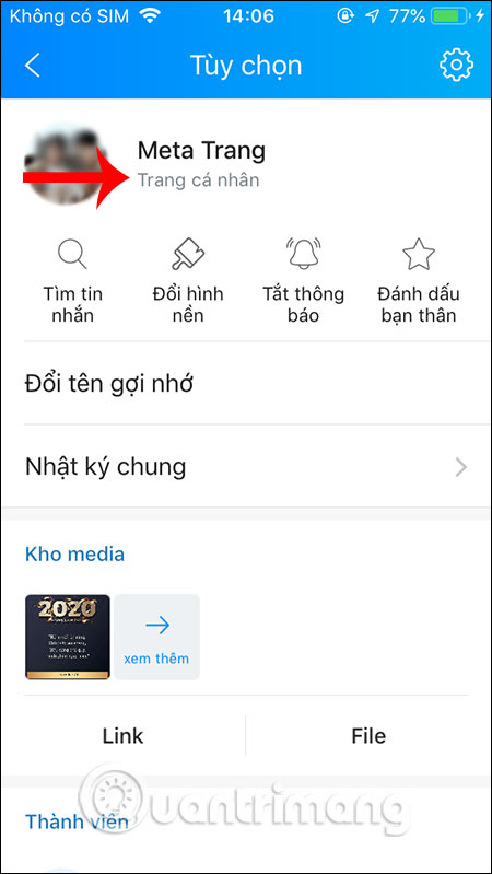 How to hide Zalo Diary friends, hide Zalo posts Picture 3