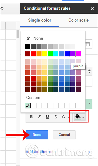 How to highlight duplicate content on Google Sheets Picture 5