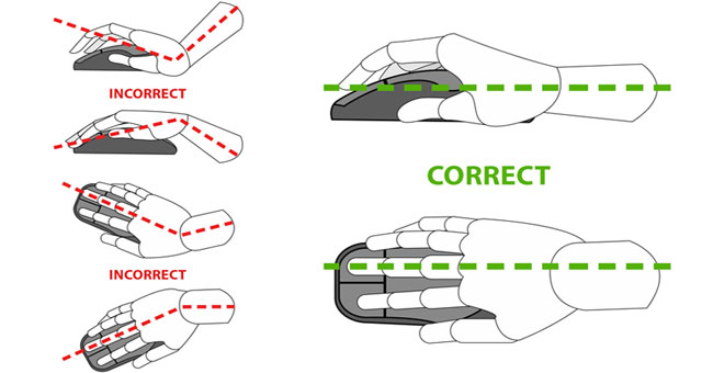 How to hold the mouse to protect the joint bone? Picture 1